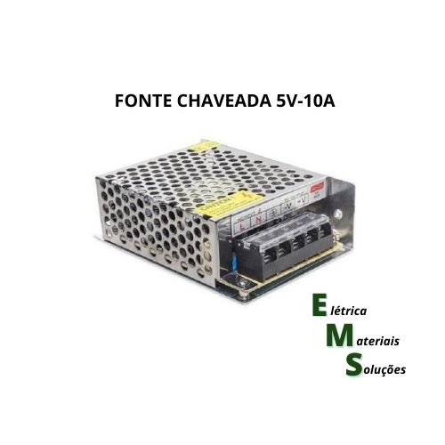FONTE CHAVEADA 5V-10A
